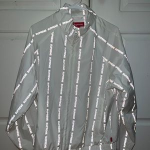 Supreme reflective zip up